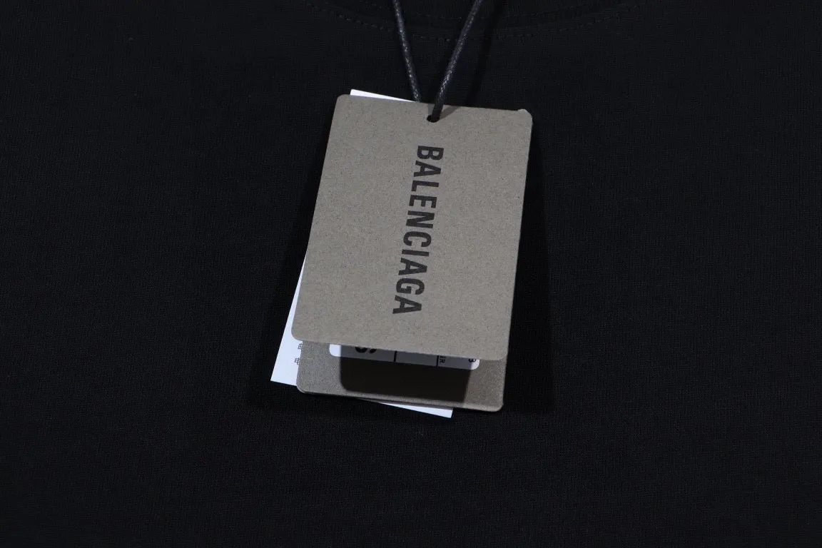 #「 Quality」 《BALENCIAGA 》24SS Classic T Quality - 2 - os 220 -26 280g - 320g - Quality ：Black White Size: XS-S-M-L
